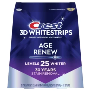 Crest 3D Whitestrips Age Renew Full Box