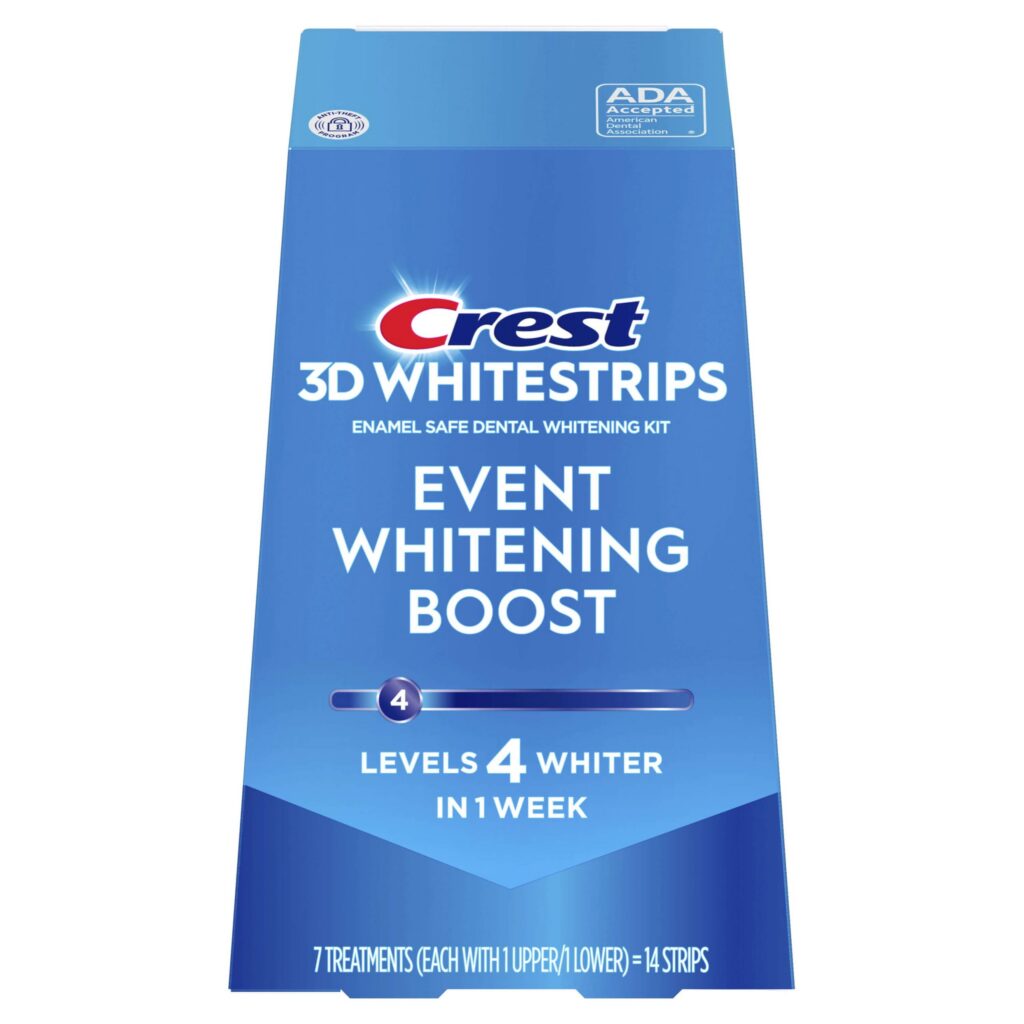Crest 3D Whitestrips Event Whitening Boost – 7 behandelingen
