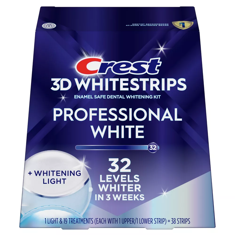 Crest 3D Whitestrips Professional White with LED Light – 19 behandelingen
