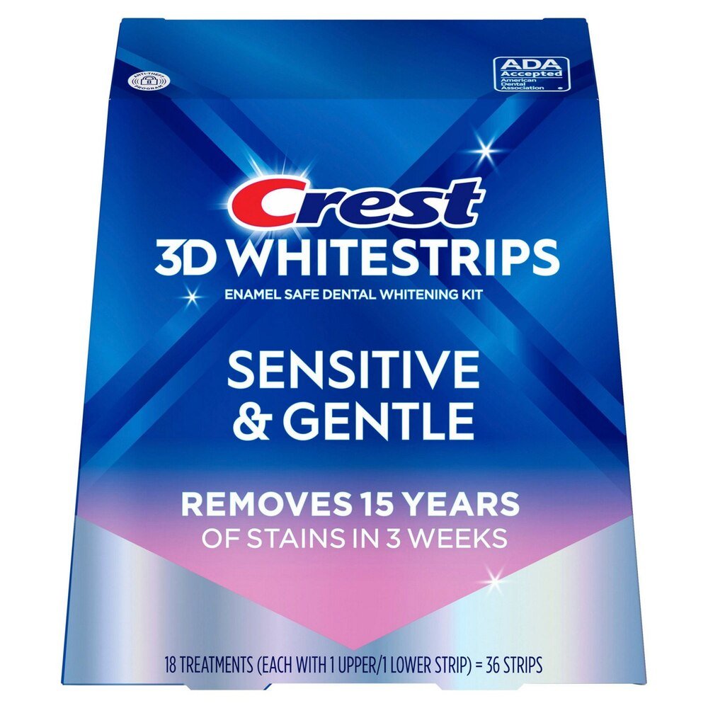 Crest 3D Whitestrips Sensitive & Gentle – 18 behandelingen